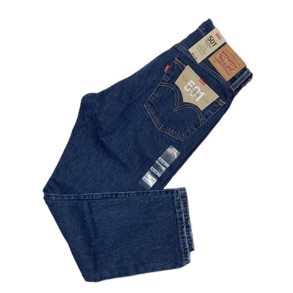 Levi's Women's Red Tab Women's 501 Original Cropped High Rise Straight Leg Jeans - Picture 4 of 5